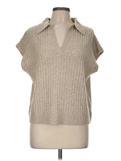 Pre-owned Blu Pepper Sweater Vest In Brown