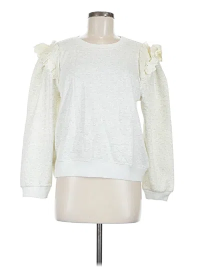 Blu Pepper Sweatshirt In White