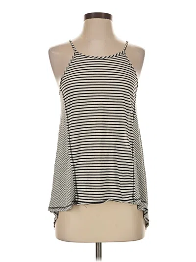 Pre-owned Blu Pepper Tank Top Gray Halter Neckline Tops