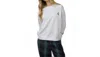 Blu Pepper Teddy Embroidered Pullover Sweatshirt In Heather Grey In Gray