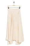 Blu Pepper Textured Pull-on Skirt In Neutral