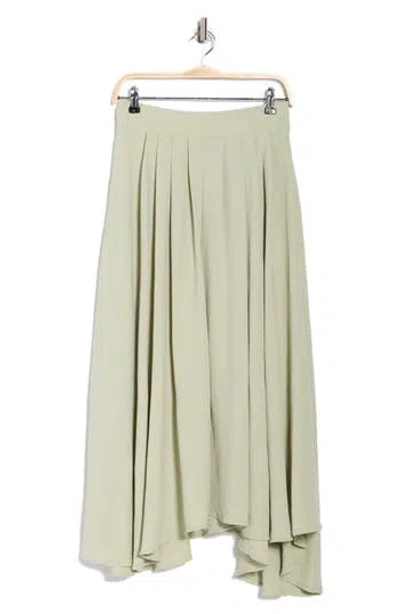 Blu Pepper Textured Pull-on Skirt In Green