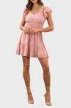 Blu Pepper Tiered Minidress