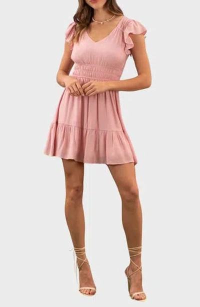 Blu Pepper Tiered Minidress