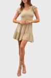 Blu Pepper Tiered Minidress
