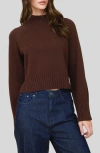 Blu Pepper Turtleneck Cozy Sweater In Brown