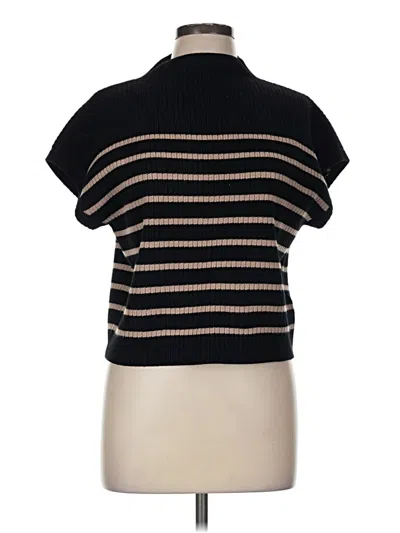 Pre-owned Blu Pepper Turtleneck Sweater In Black
