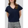 Blu Pepper V-neck Sweater Vest In Blue