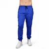 Blu Rock Men's Cotton Flex-stretch Cargo Jogger In Blue