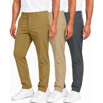 Blu Rock Men's Cotton Flex-stretch Cargo Jogger In Multi