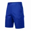 Blu Rock Men's Cotton Flex-stretch Cargo Shorts-5 Pack In Blue
