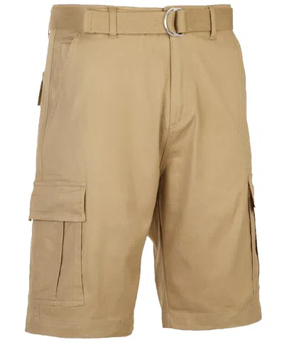 BLU ROCK MEN'S FLEX STRETCH CARGO SHORTS