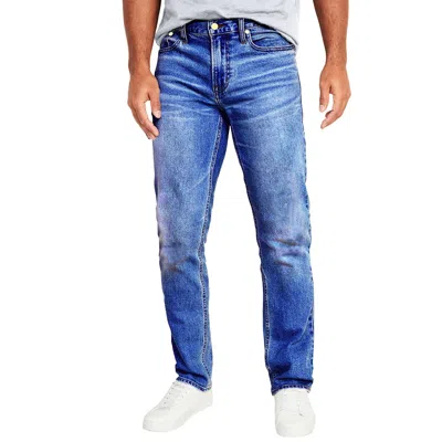 Blu Rock Men's Flex Stretch Slim Straight Jeans In Multi