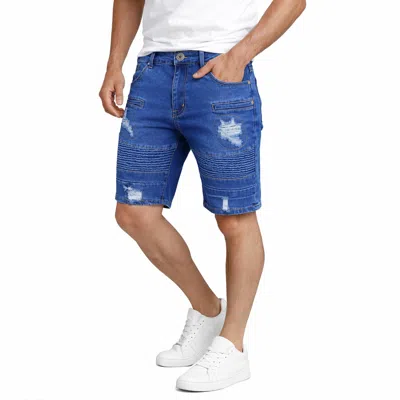 Blu Rock Men's Jean Shorts In Blue