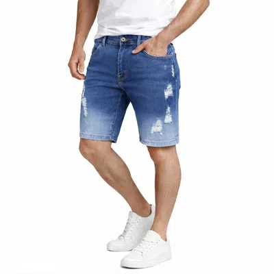 Blu Rock Men's Jean Shorts In Blue