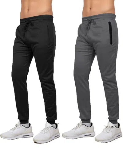 Blu Rock Men's Modern Slim-fit Tech Joggers Sweatpants In Multi