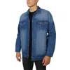 Blu Rock Men's Regular Fit Classic Denim Jacket In Multi