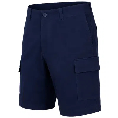 Blu Rock Men's Slim Fit Super Stretch Cargo Shorts In Blue