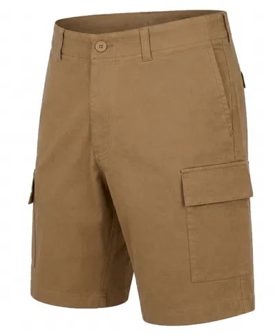 Blu Rock Men's Slim Fit Super Stretch Cargo Shorts In Timber
