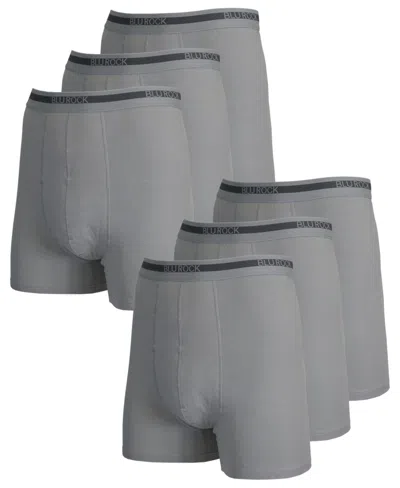 Blu Rock Men's Stretch Cotton Boxer Briefs Underwear, Pack Of 6