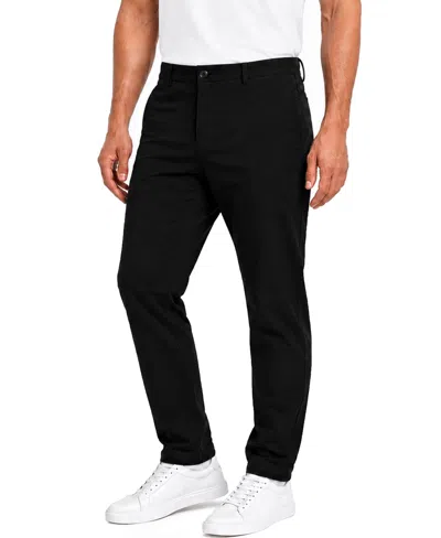 Blu Rock Men's Super Stretch Slim-fit Chino Pants In Black