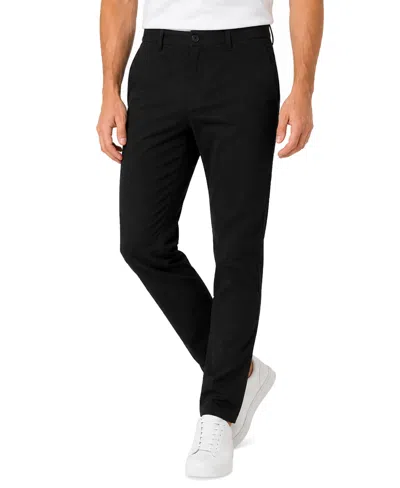 Blu Rock Men's Super Stretch Slim-fit Every Day Chino Pants In Black