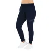 Blu Rock Women's Relaxed Fit Tech Fleece Jogger Pants With Zipper Pocket In Blue