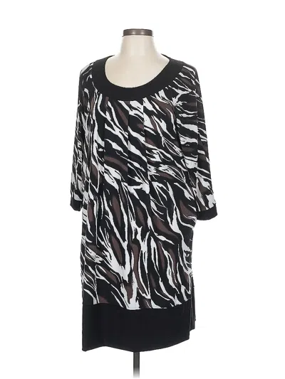 Pre-owned Blu Sage Casual Dress In Black