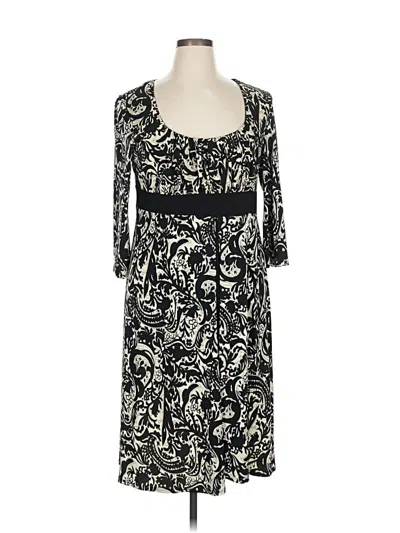 Pre-owned Blu Sage Casual Dress In Black