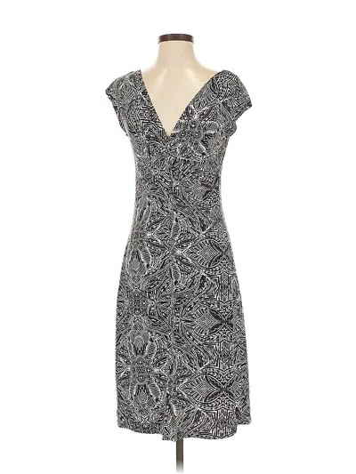 Pre-owned Blu Sage Cocktail Dress In Gray