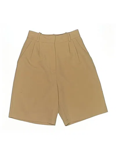 Pre-owned Bluberry Collection Khaki Shorts In Brown