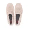 Blublonc Women's Holly Slip On In Natural Sherpa In Multi