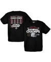 Blue 84 Big Boys And Girls Black Ohio State Buckeyes College Football Playoff 2024 National Champions Schedu In Black