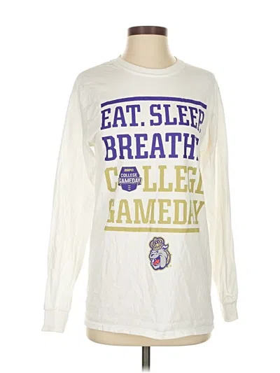 Pre-owned Blue 84 Long Sleeve T-shirt In White