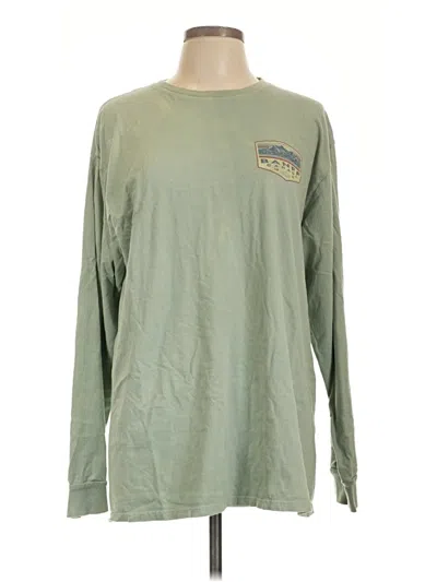 Pre-owned Blue 84 Long Sleeve T-shirt In Green