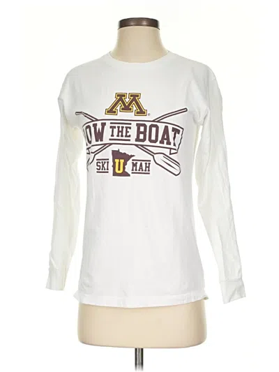 Pre-owned Blue 84 Long Sleeve T-shirt In White