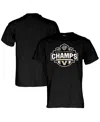 Blue 84 Men's And Women's Black Vanderbilt Commodores 2025 Sec Baseball Conference Tournament Champions T-sh In Black