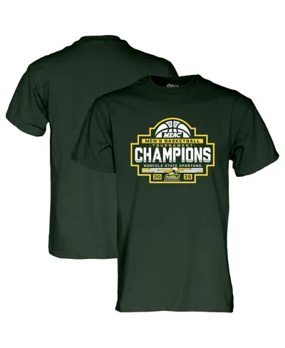 Blue 84 Men's And Women's Green Norfolk State Spartans 2025 Meac Men's Basketball Conference Tournament T-sh