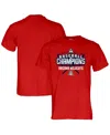 Blue 84 Men's And Women's Red Arizona Wildcats 2025 Big 12 Baseball Conference Tournament Champions T-shirt