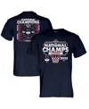 Blue 84 Men's Navy Uconn Huskies 2025 Ncaa Women's Basketball National Champions Bracket T-shirt In Blue