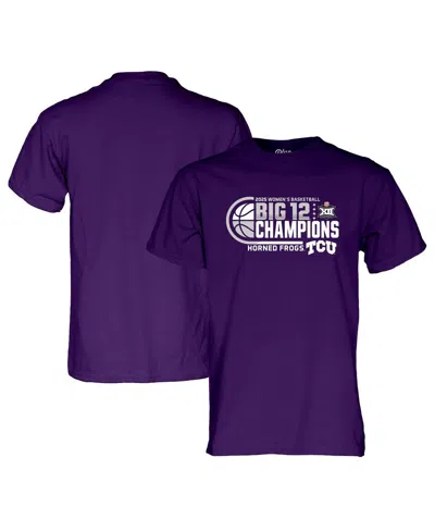 Blue 84 Men's Purple Tcu Horned Frogs 2025 Big 12 Women's Basketball Conference Tournament Champions Locker