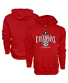 Blue 84 Men's Red Georgia Bulldogs 2024 Sec Football Conference Champions Locker Room Pullover Hoodie In Red