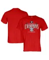 Blue 84 Red Georgia Bulldogs 2024 Sec Football Conference Champions Locker Room T-shirt In Red