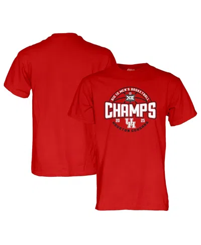 Blue 84 Basketball Conference Tournament Champions Locker Room T-shirt In Red