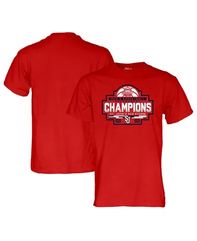 Blue 84 Men's Red St. John's Red Storm 2025 Big East Men's Basketball Conference Tournament Champions T-shir