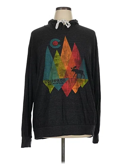 Pre-owned Blue 84 Pullover Hoodie In Black