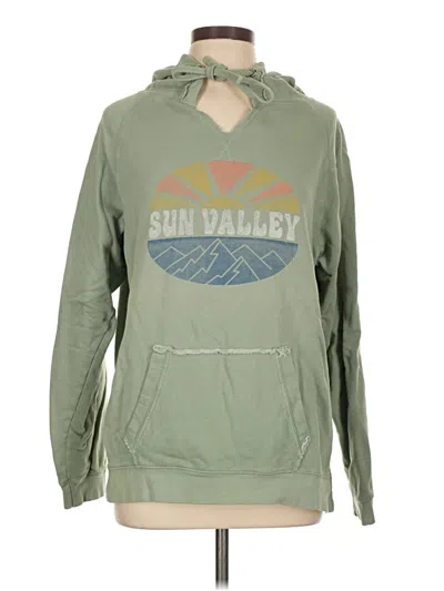 Pre-owned Blue 84 Pullover Hoodie In Green