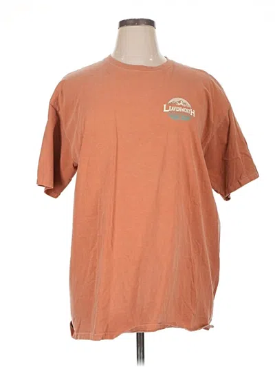 Pre-owned Blue 84 Short Sleeve T-shirt In Brown