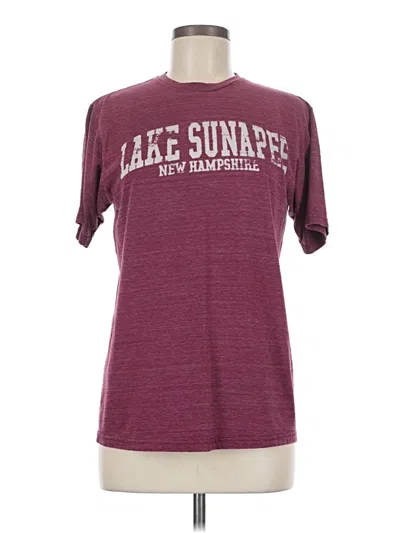 Pre-owned Blue 84 Short Sleeve T-shirt In Burgundy