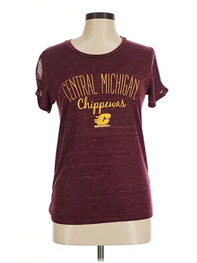 Pre-owned Blue 84 Short Sleeve T-shirt In Burgundy